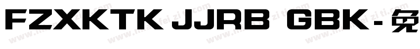 FZXKTK JJRB  GBK字体转换